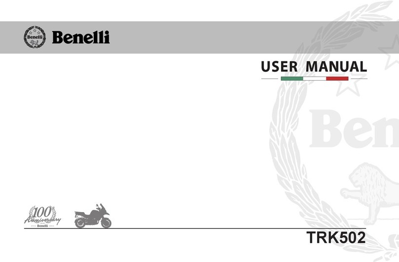 Benelli TRK502 2013 User manual