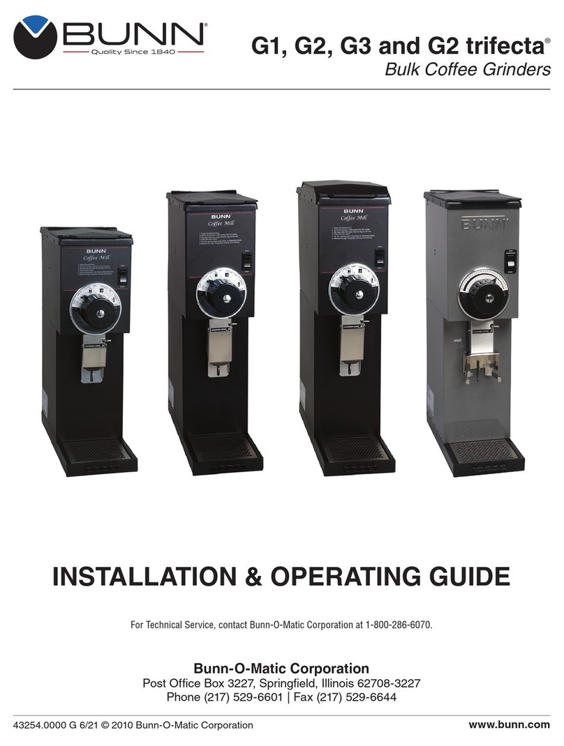 Bunn G3 Troubleshooting guide