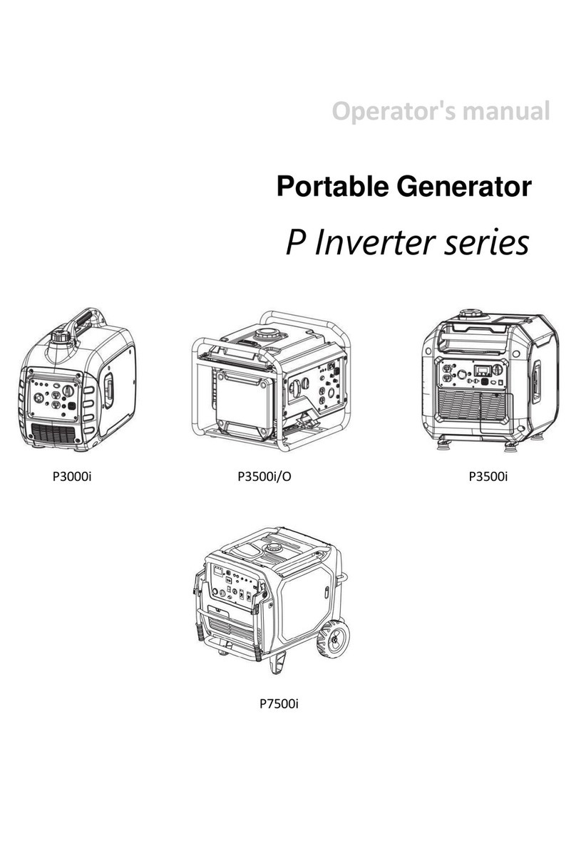 Pramac P7500i User manual