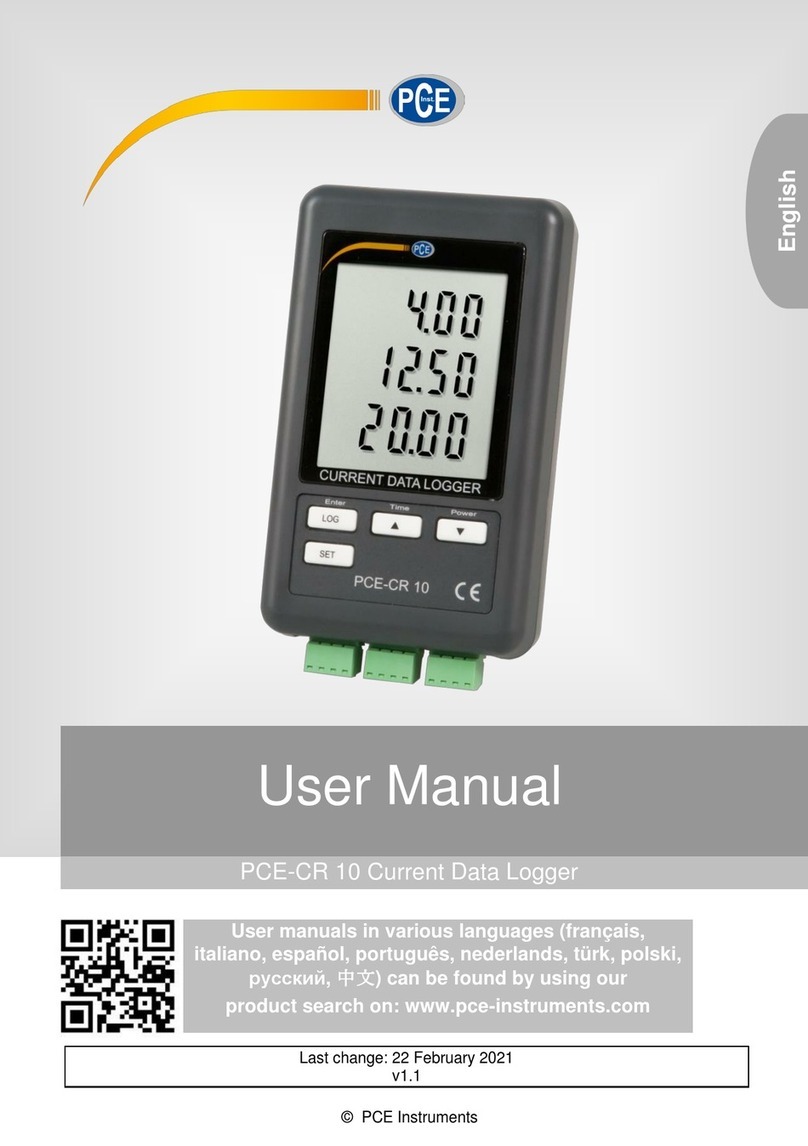 PCE Health and Fitness PCE-CR 10 user manual