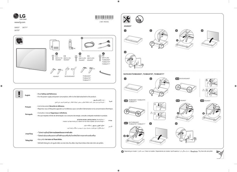 LG UK71 Series User manual