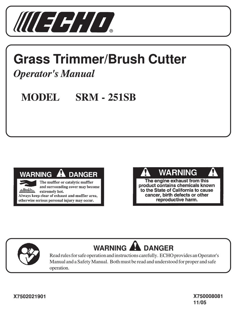 Echo SRM-251SB User manual