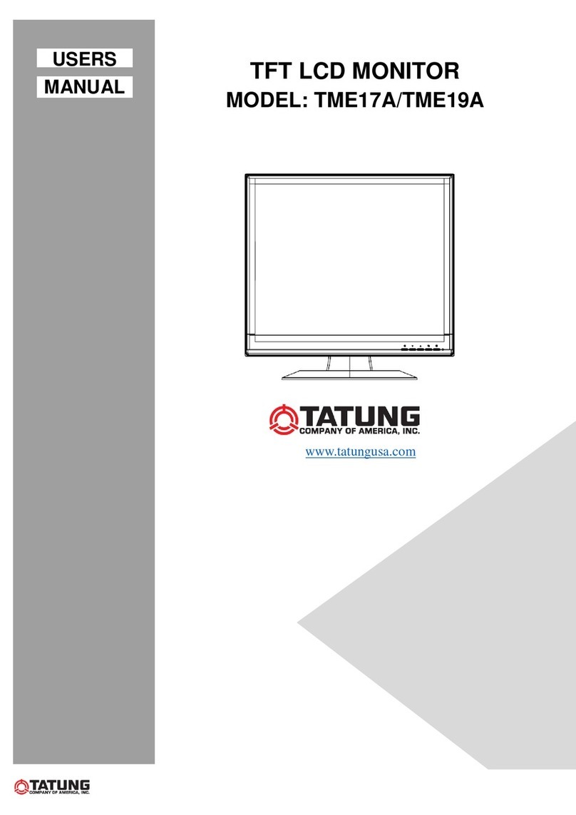 Tatung TME17A User manual Tatung TME17A User manual