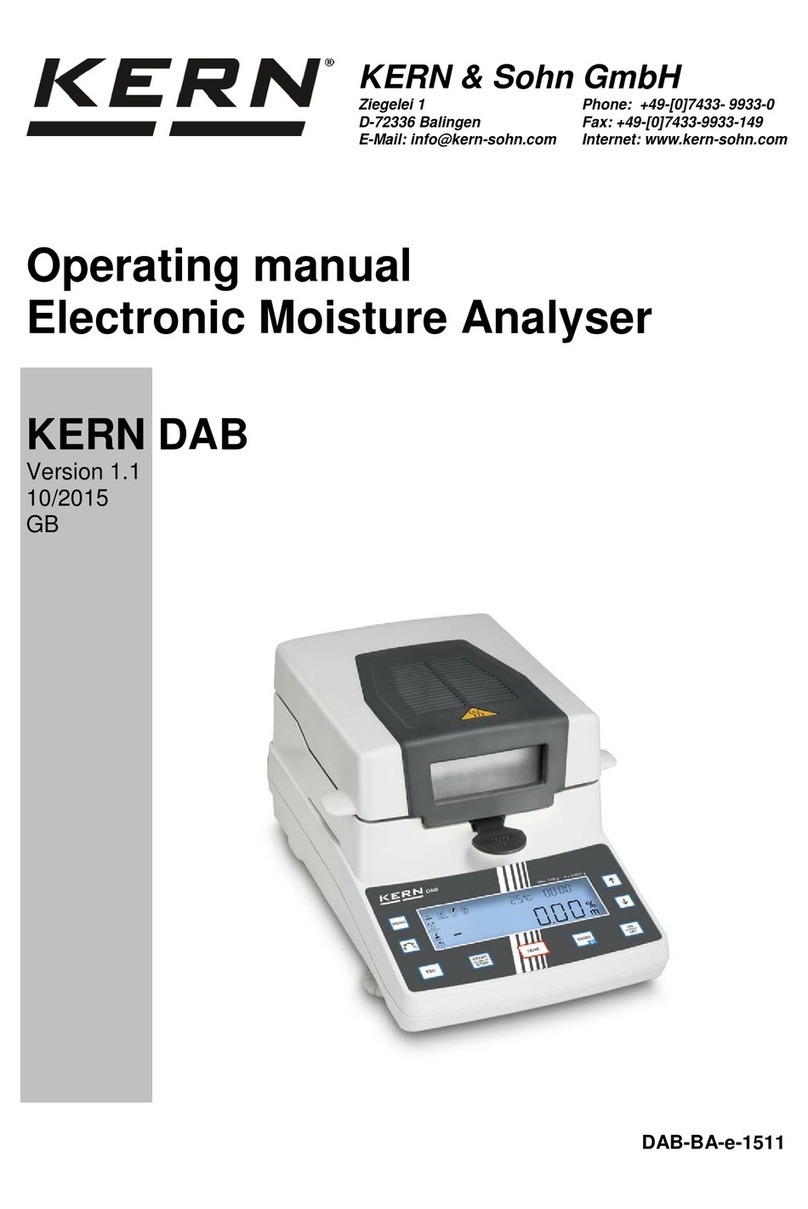 KERN DAB-BA-e-1511 operating manual