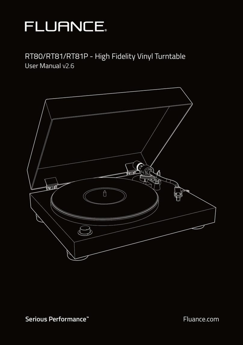 Fluance RT81P user manual