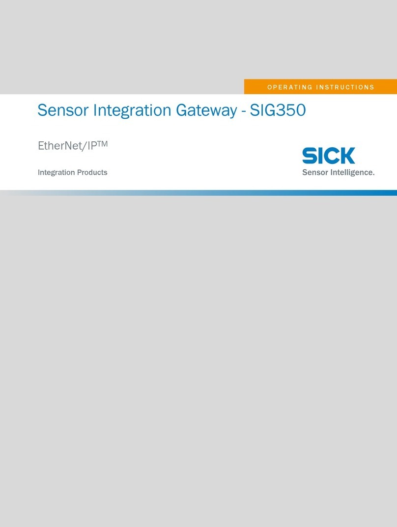 SICK EtherNet/IP SIG350 operating instructions