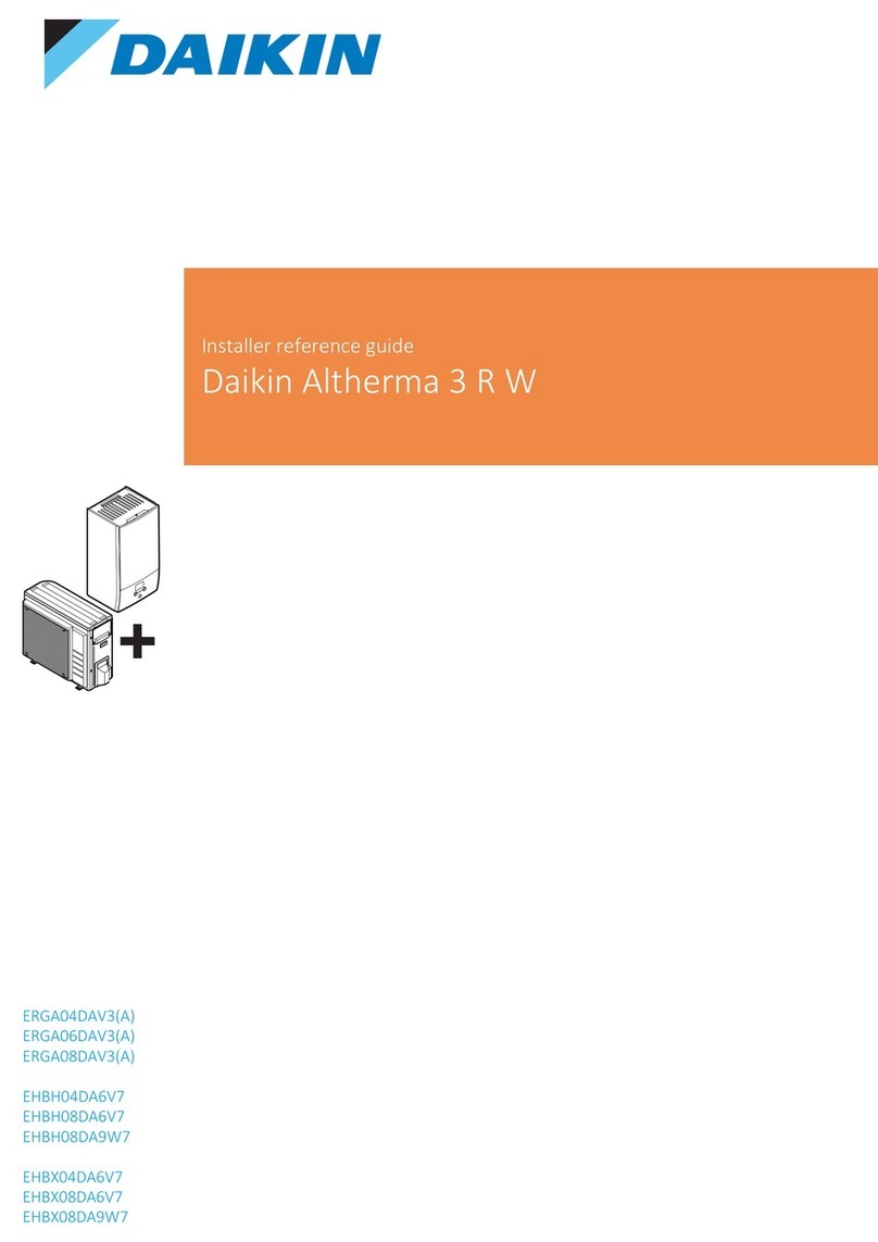 Daikin EHBH04DA6V7 Installer's reference guide