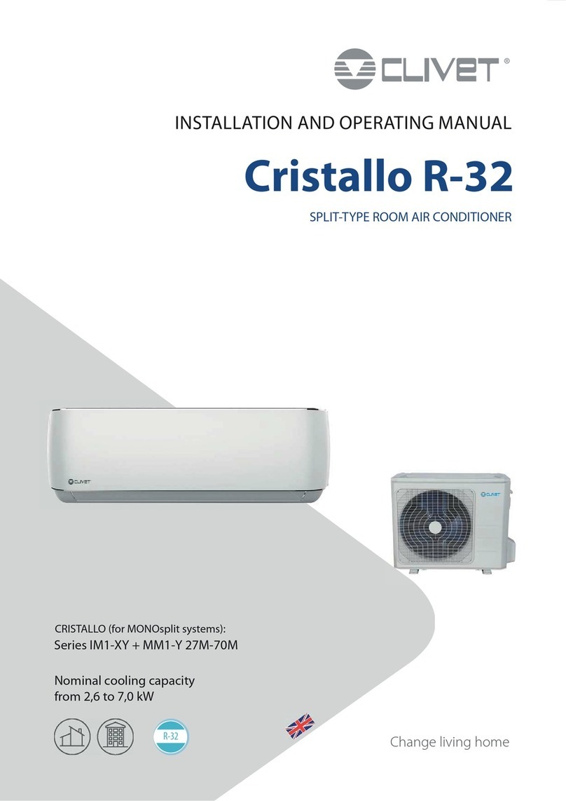 CLIVET CRISTALLO IM1-XY Series User manual