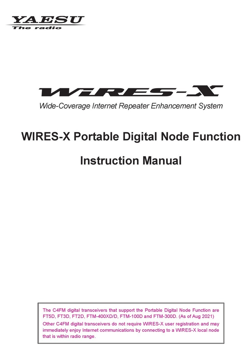 Yaesu WIRES-X TM-400FT5D Installation and operation manual