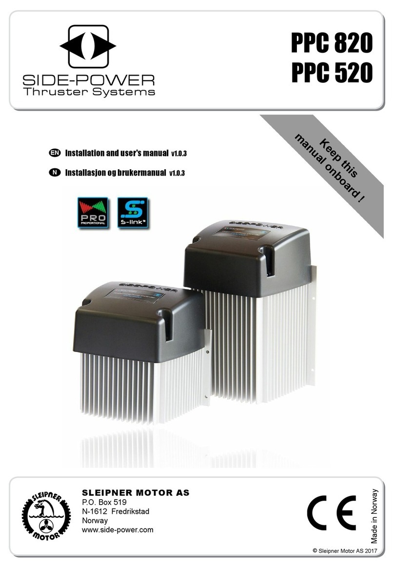 Side-Power PPC 820 User manual