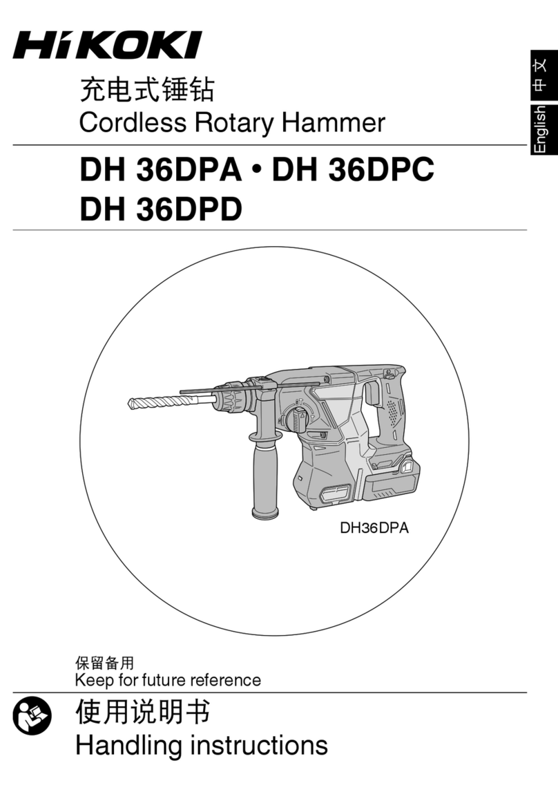 HIKOKI DH 36DPA DH User manual