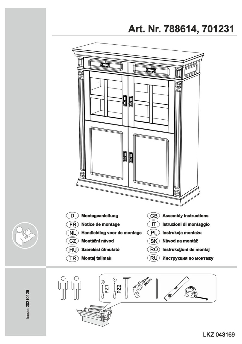 Home affaire Vinales 788614 Assembly instructions Home affaire Vinales 788614 Assembly instructions