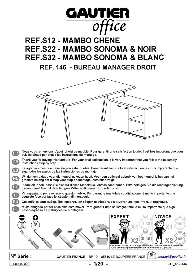 Gautier Office MAMBO S12 manual