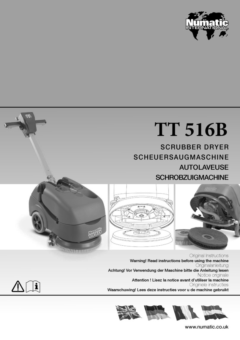 Numatic TT 516 User manual