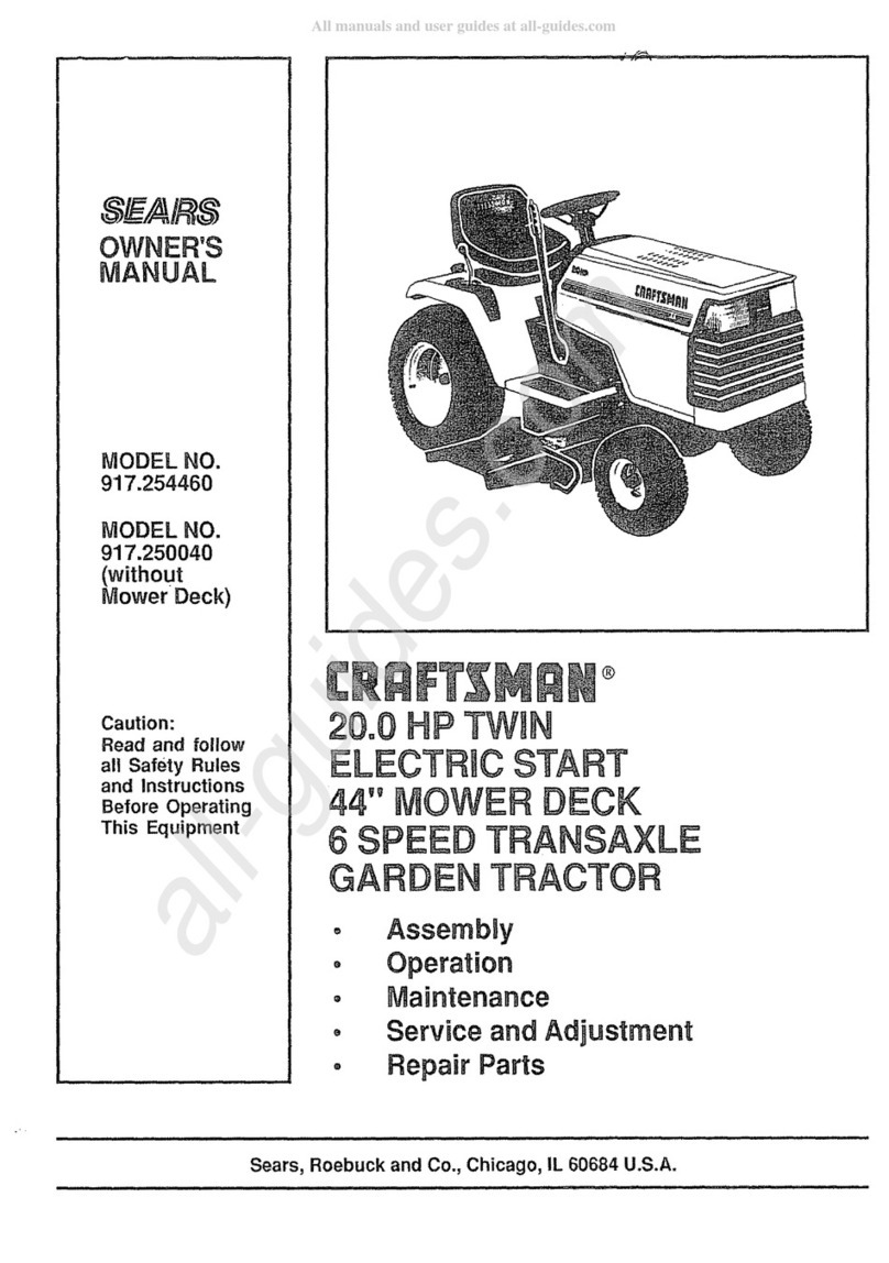 Sears Craftsman 917.250040 owner's manual
