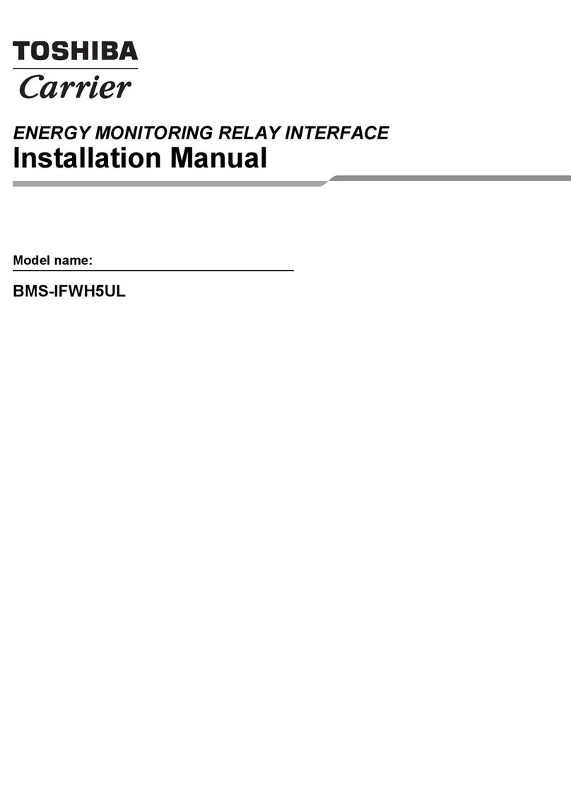 Toshiba BMS-IFWH5UL User manual