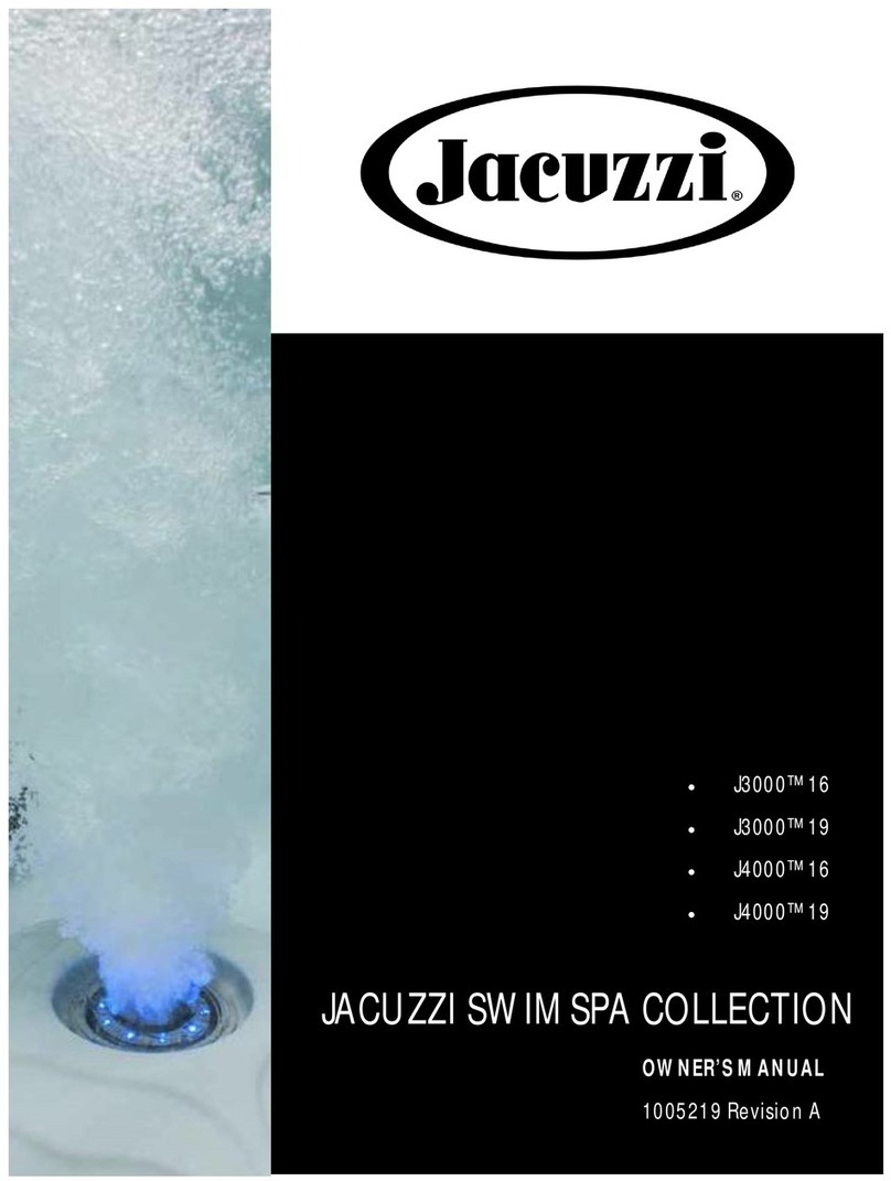 Jacuzzi J3000 16 owner's manual