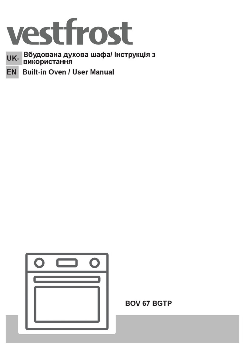 Vestfrost BOV 67 BGTP User manual Vestfrost BOV 67 BGTP User manual
