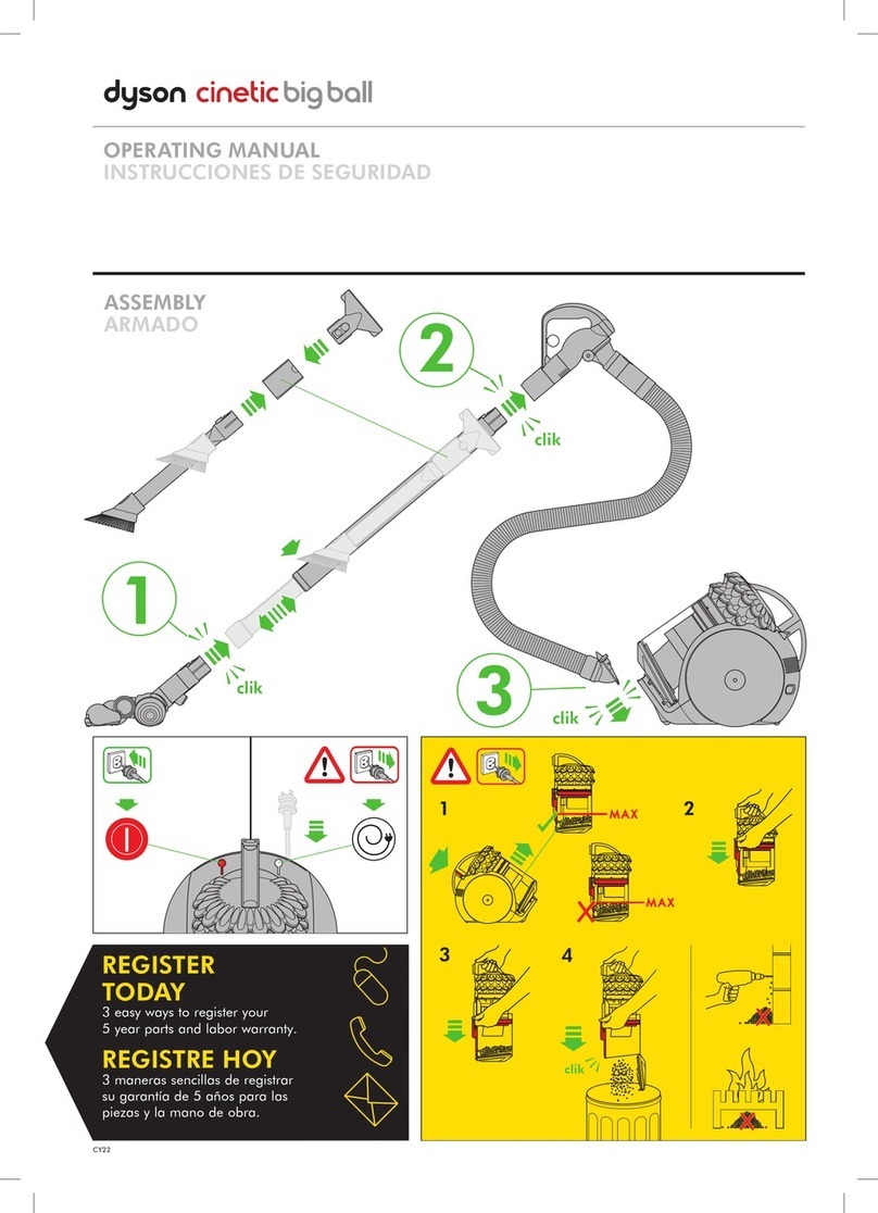 Dyson Cinetic Big Ball operating manual
