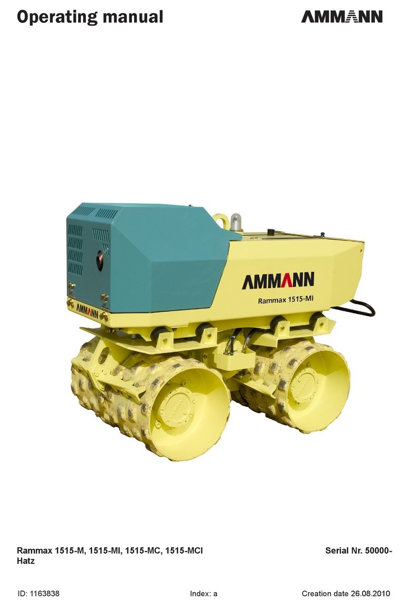 Ammann Rammax 1515-M operating manual