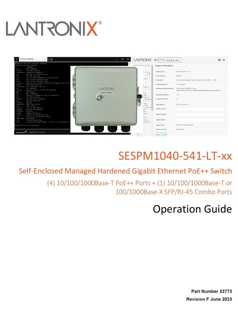 Lantronix SESPM1040-541-LT Series Operation guide Lantronix SESPM1040-541-LT Series Operation guide