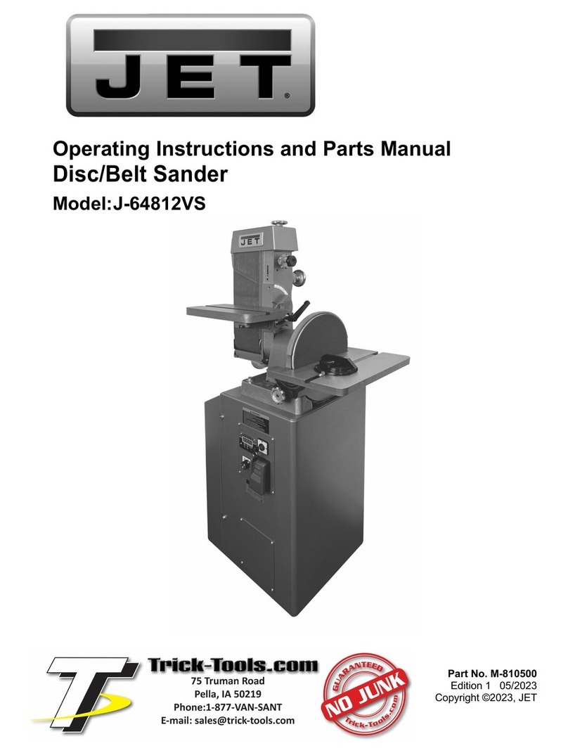 Jet J-64812VS Operating instructions and parts manual