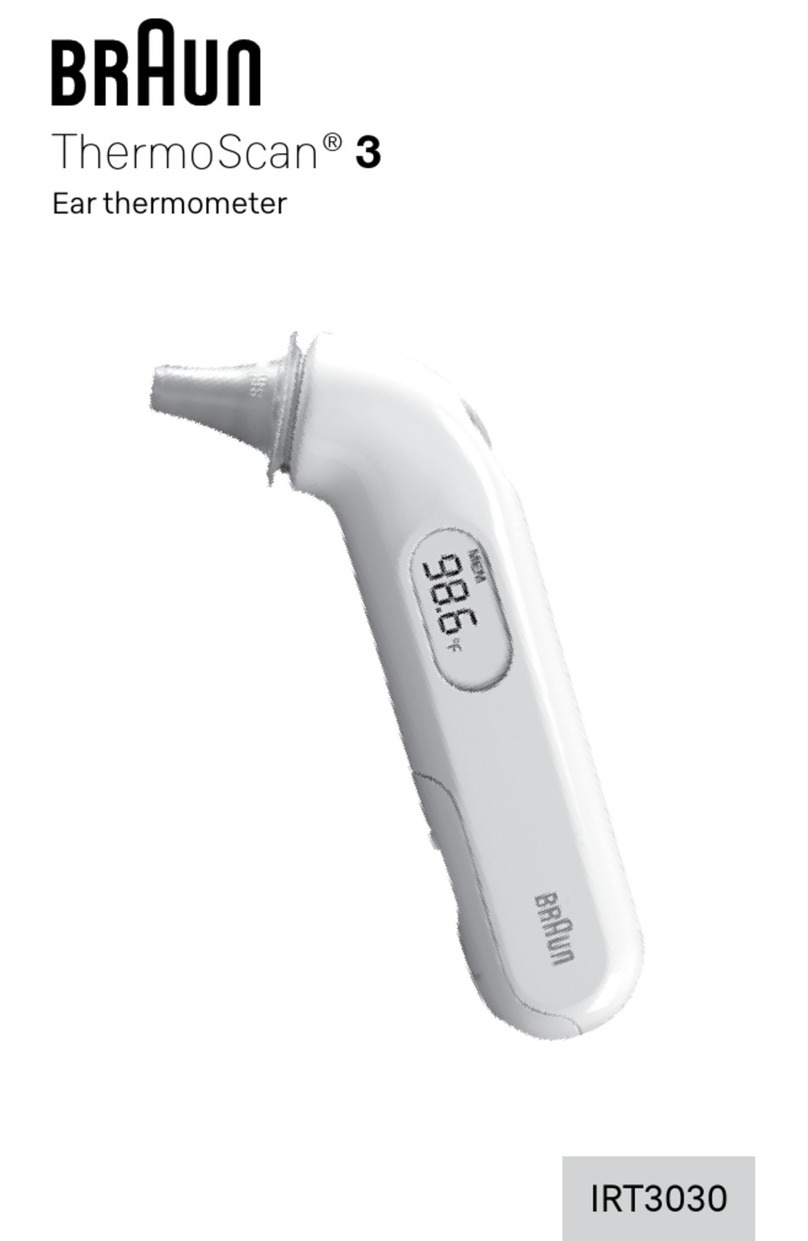 Braun ThermoScan 3 User manual