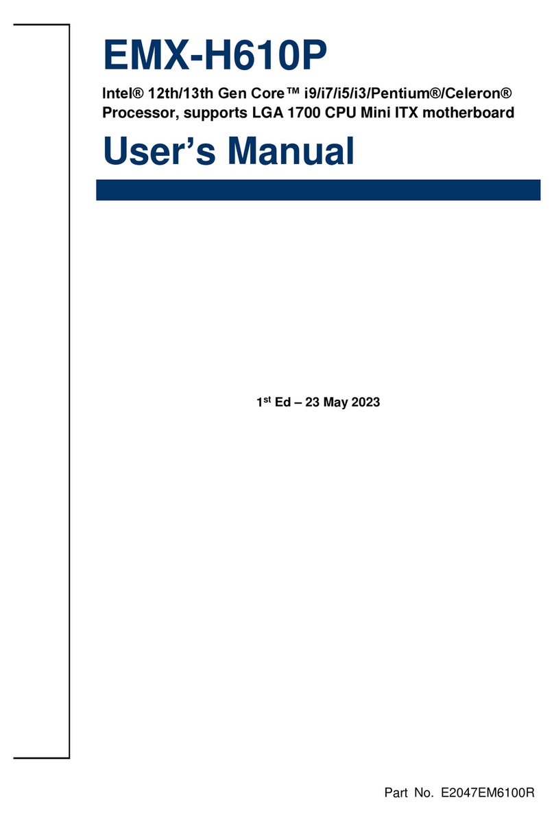 Avalue Technology EMX-H610P user manual