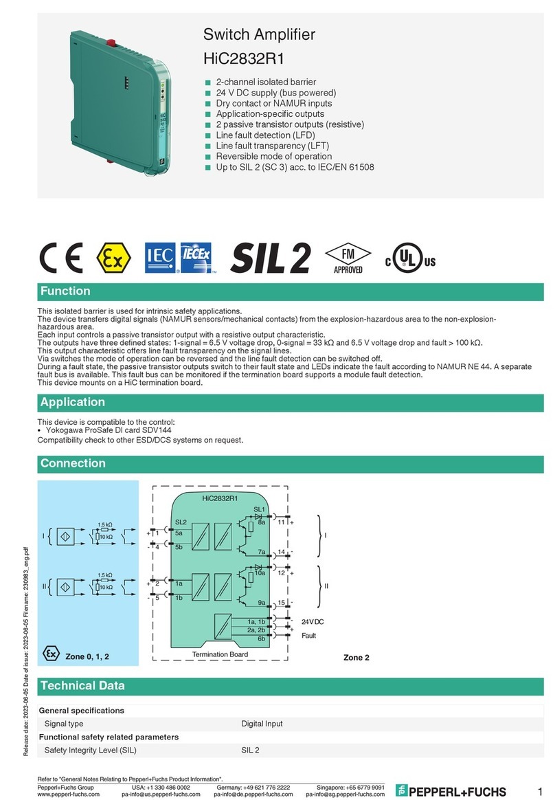 Pepperl+Fuchs HiC2832R1 User manual