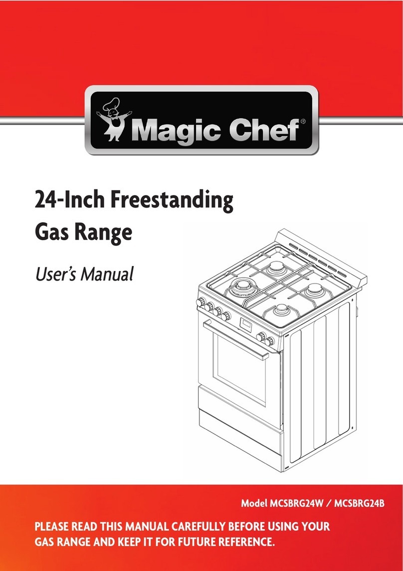 Magic Chef MCSBRG24W User manual
