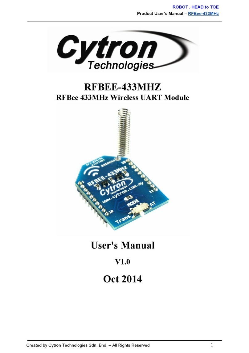 Cytron RFBEE-433MHZ user manual