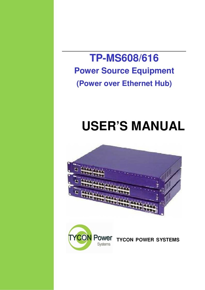 Tycon Power Systems TP-MS608 user manual