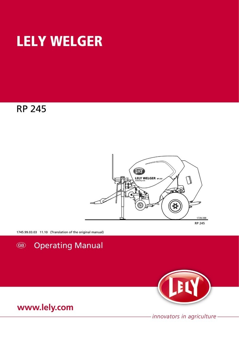 LELY WELGER RP 245 User manual