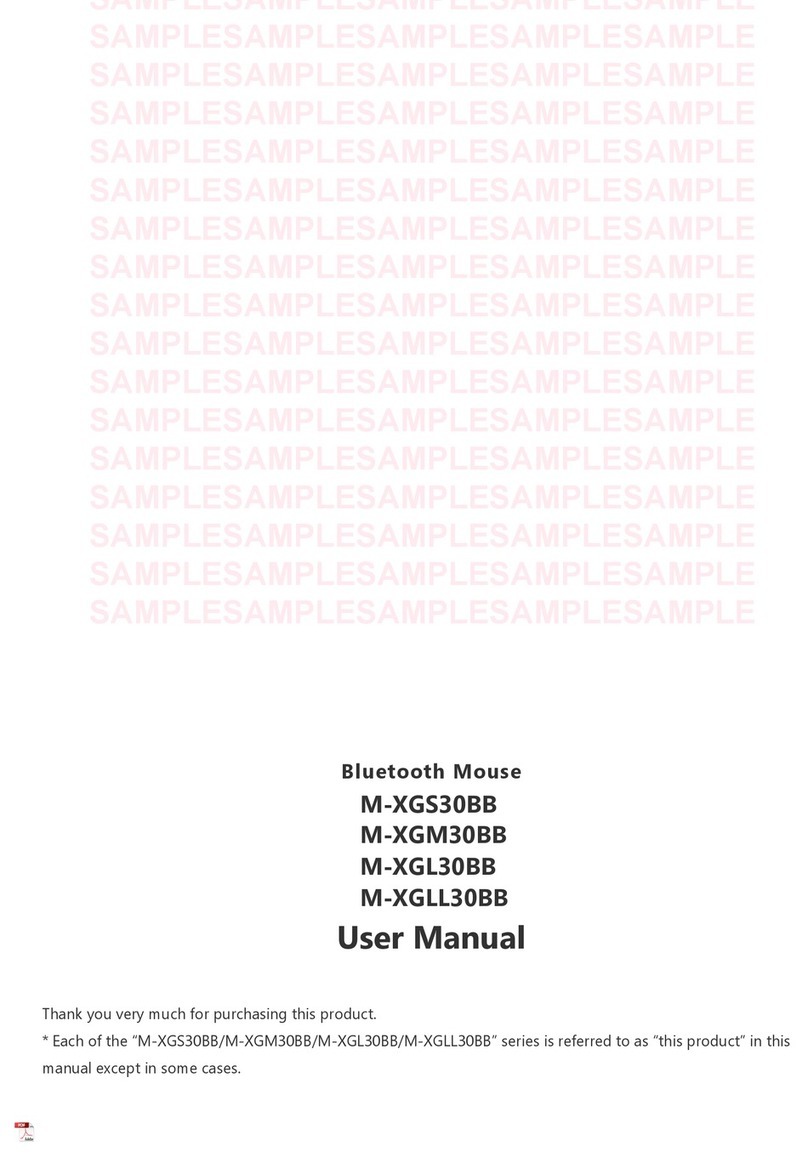 Elecom M-XGS30BB user manual