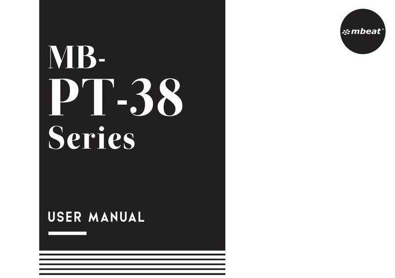 mbeat MB-PT-38 Series user manual