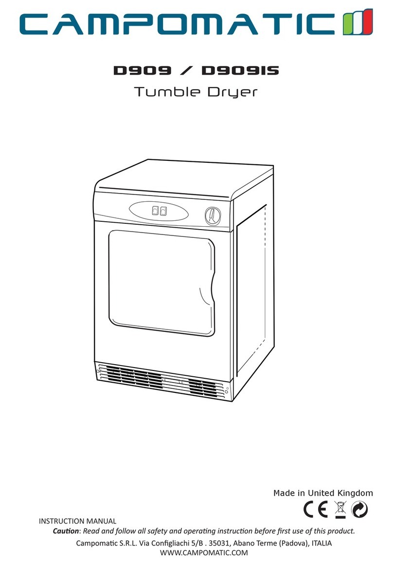 Campomatic D909 User manual