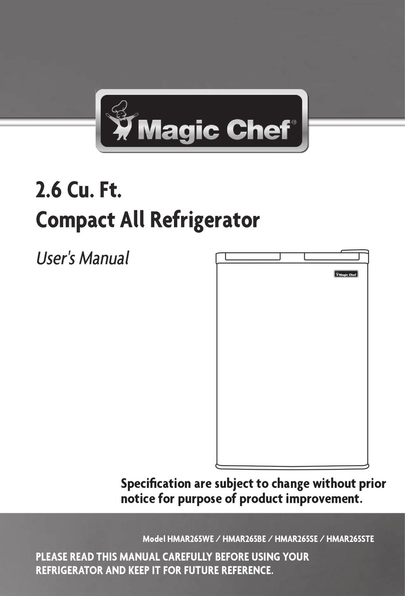 Magic Chef HMAR265WE User manual