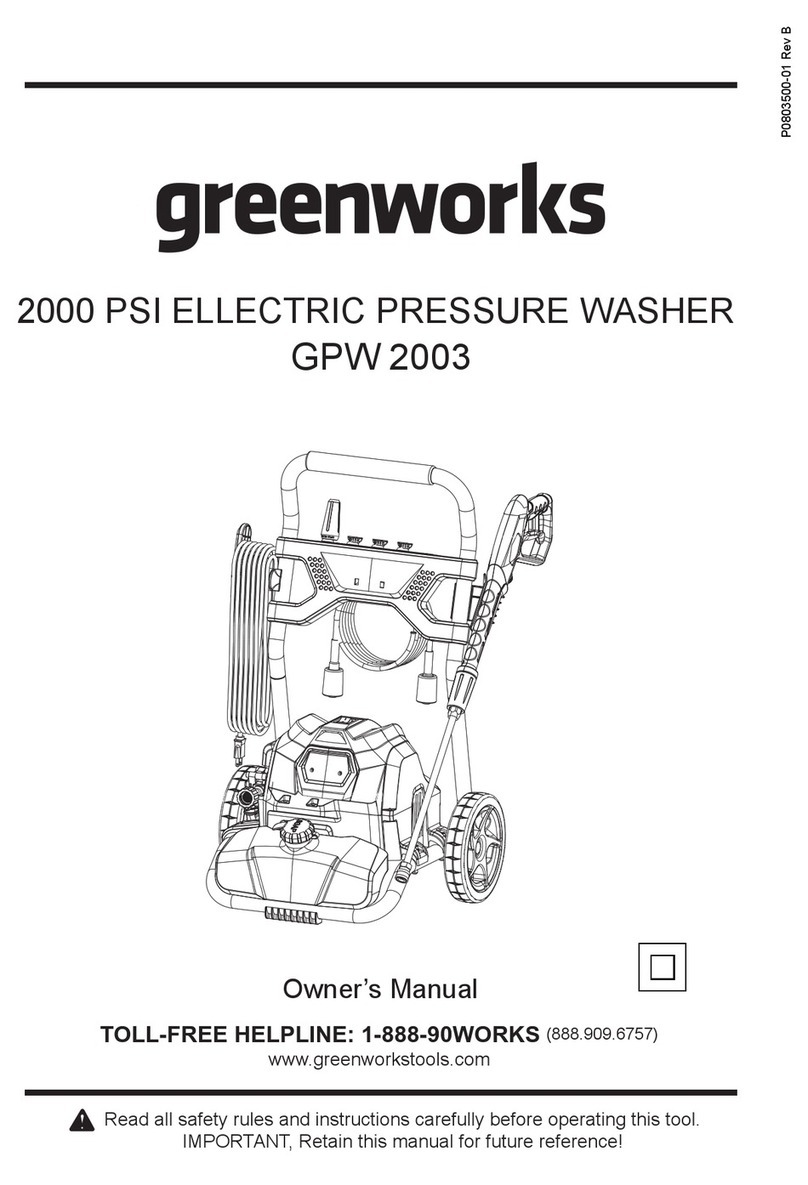GreenWorks GPW 2003 User manual