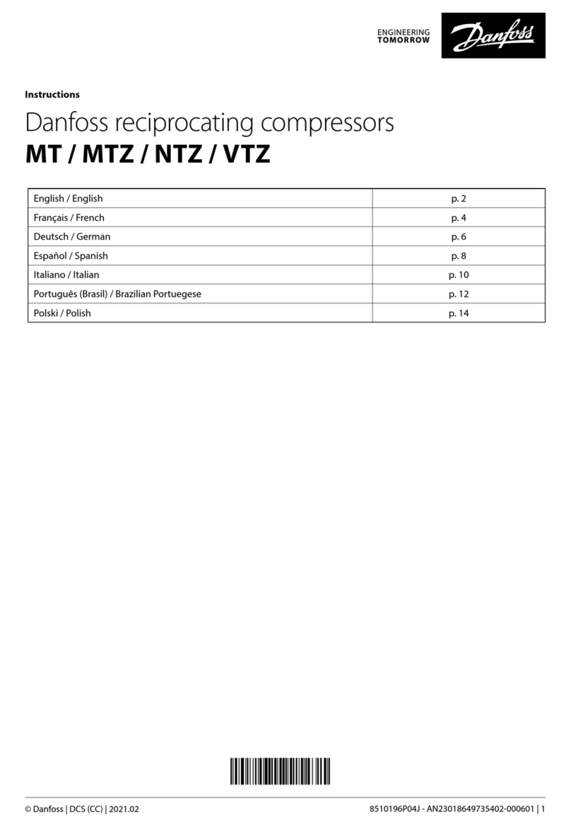 Danfoss VTZ Series instructions Danfoss VTZ Series instructions