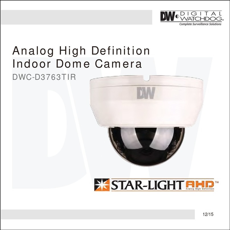 Digital Watchdog STAR-LIGHT AHD DWC-D3763TIR User manual