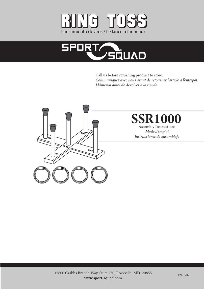 Sport Squad RING TOSS SSR1000 Assembly instructions