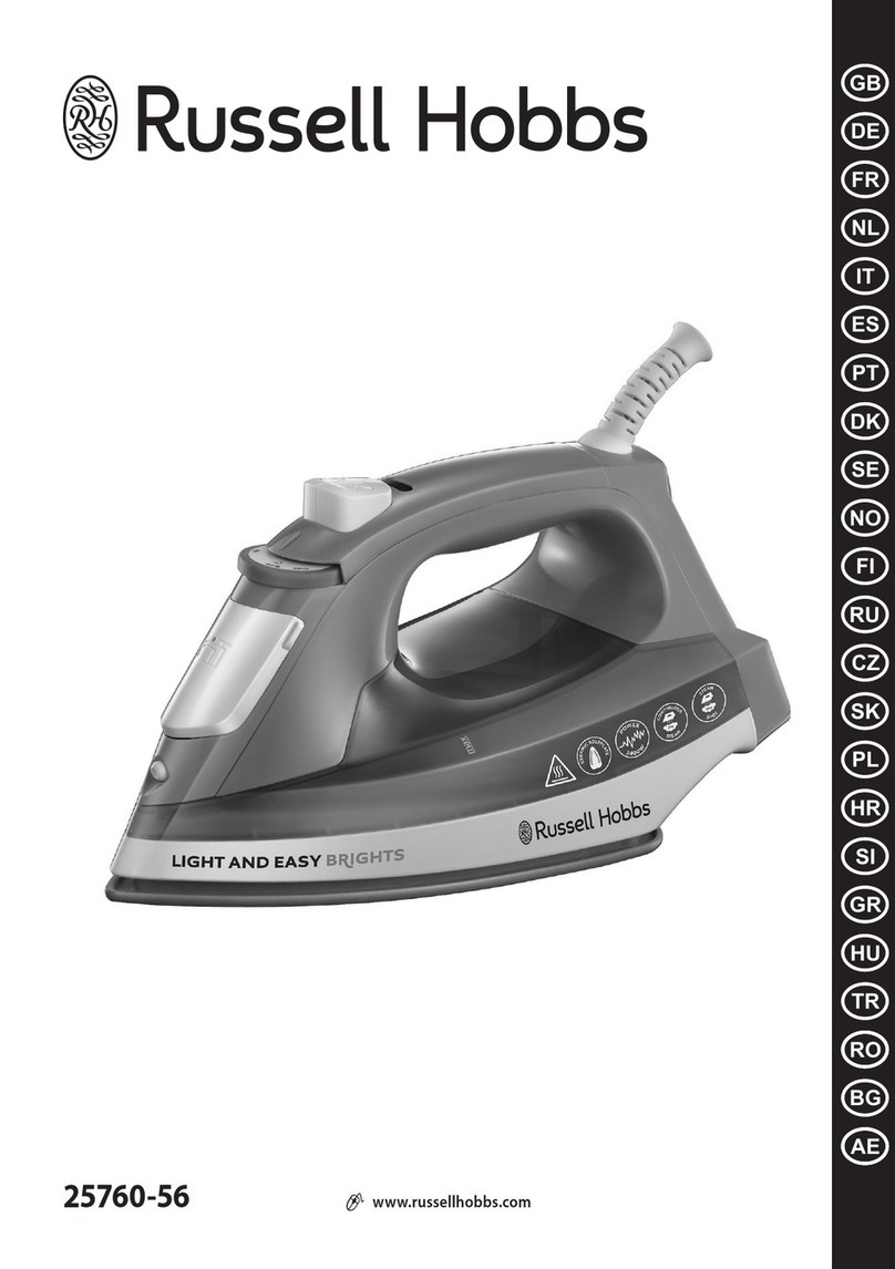Russell Hobbs Light and Easy Brights Rose manual