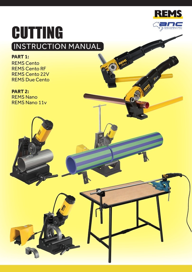 REMS Cento instruction manual