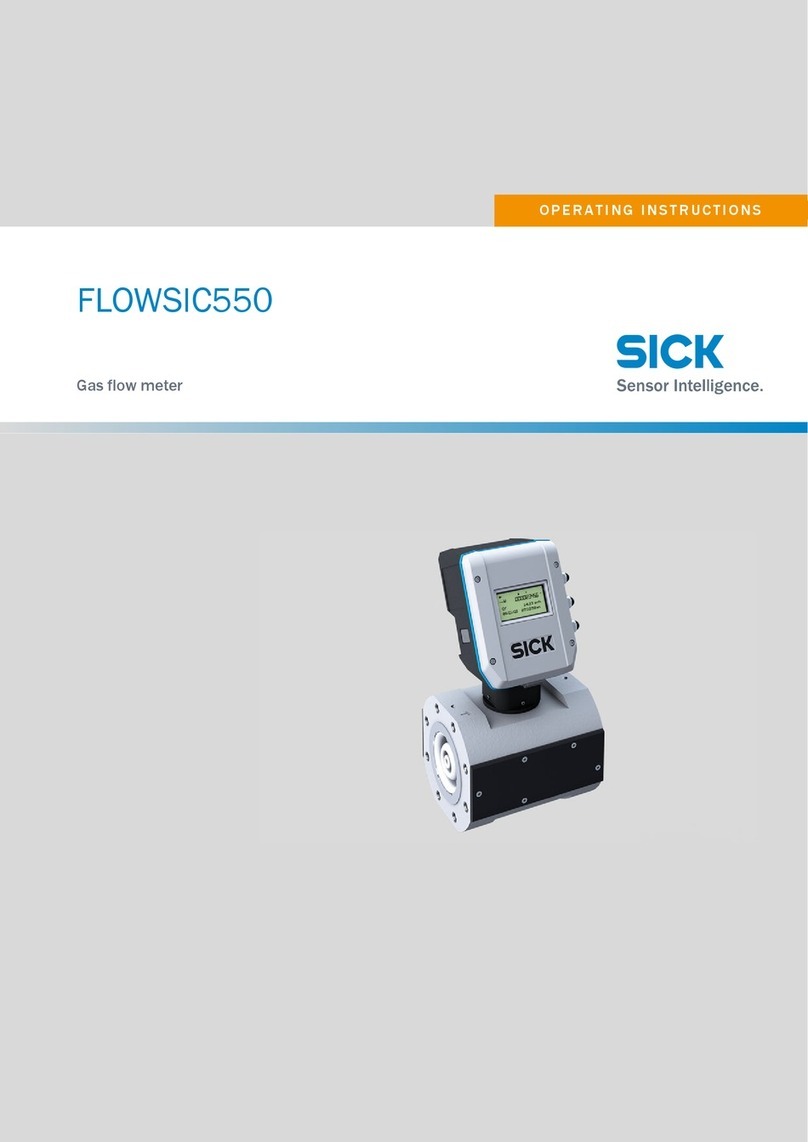 SICK FLOWSIC550 operating instructions