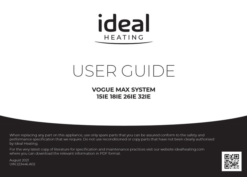 Ideal Heating VOGUE MAX SYSTEM 26IE User manual