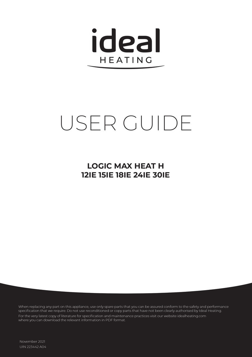 Ideal Heating LOGIC MAX HEAT H 12IE User manual