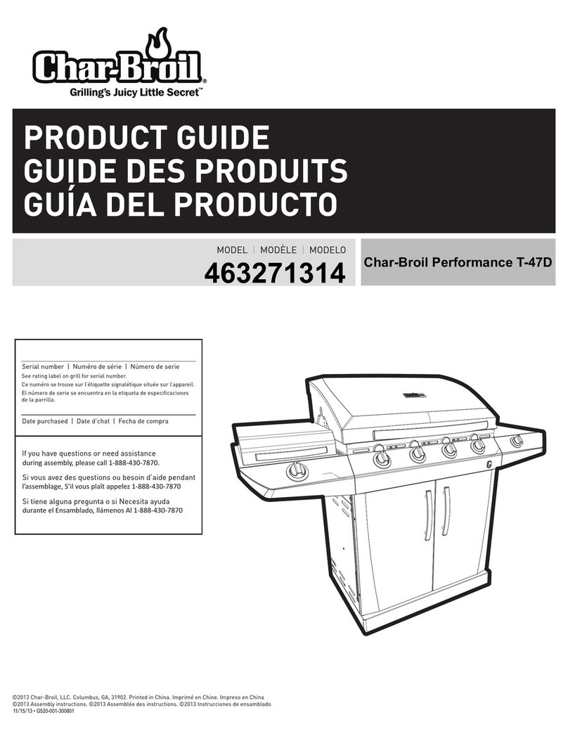 Char-Broil Performance T-47D User manual
