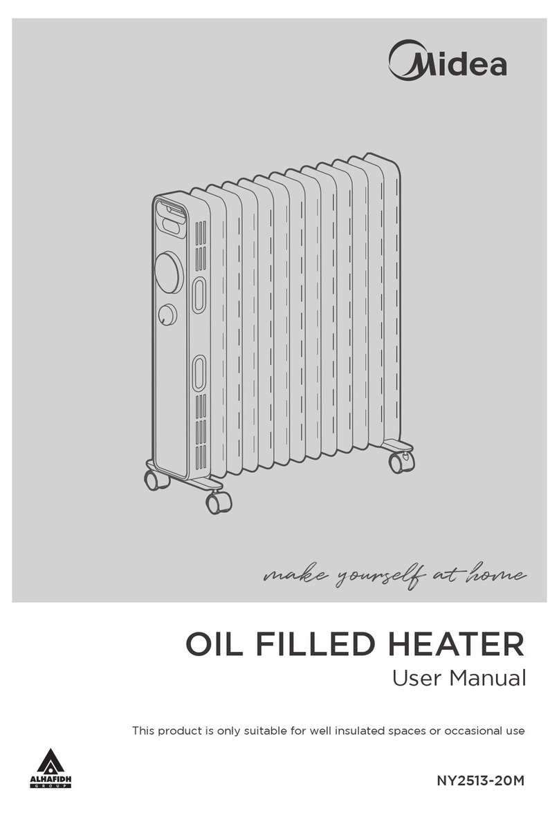 Midea NY2513-20M user manual