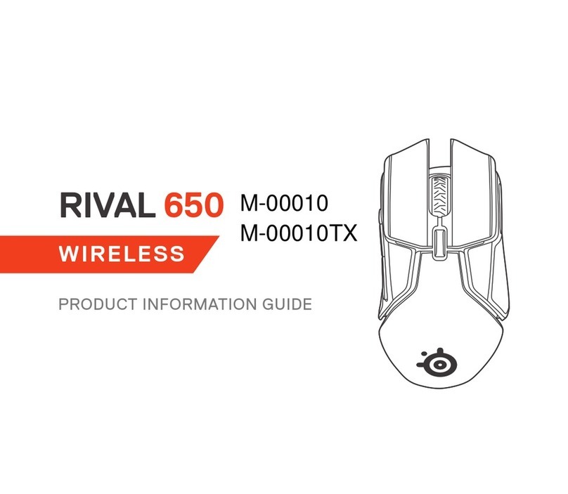 SteelSeries M-00010 Installation and operation manual