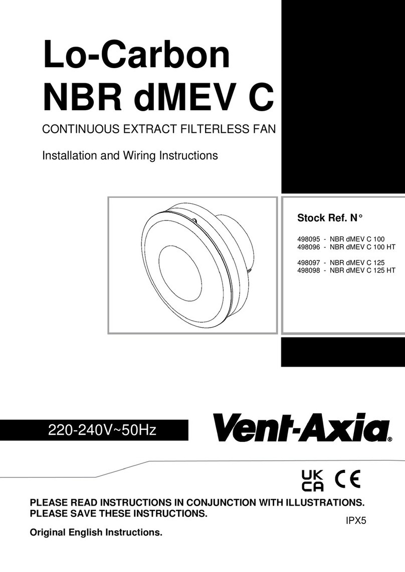 Vent-Axia Lo-Carbon NBR dMEV C Assembly instructions